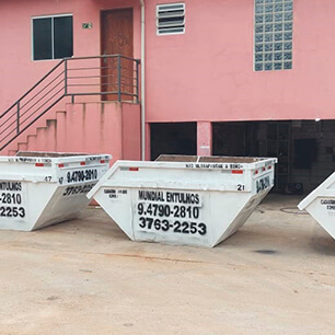 Caçambas de entulho em Barueri
