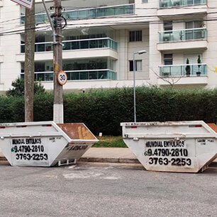 Caçambas para retirada de entulho no Jardim Bonfiglioli