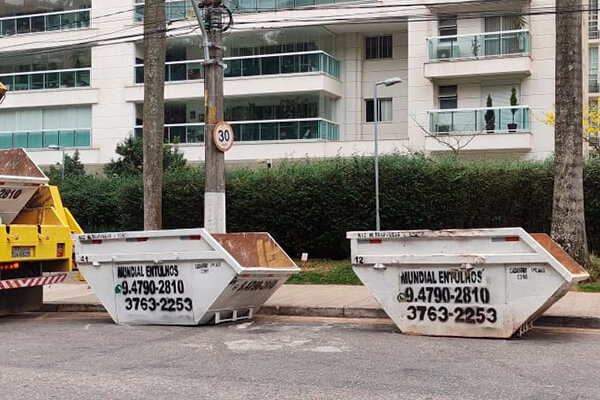 Caçambas para Retirada de Entulho em Santana de Parnaíba